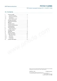 PDTA113ZMB Datasheet Page 13