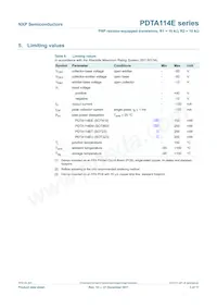 PDTA114EEAF Datasheet Page 4