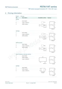 PDTA114TS Datasheet Page 3