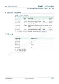 PDTA114TS Datasheet Pagina 4