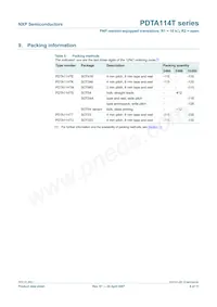 PDTA114TS Datasheet Page 9