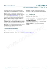 PDTA114YMB Datasheet Page 11