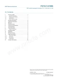 PDTA114YMB Datasheet Pagina 12