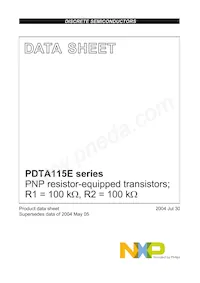PDTA115ES Datasheet Page 2