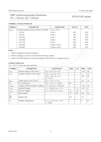 PDTA115ES Datasheet Page 6