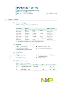 PDTA123TK數據表 頁面 2
