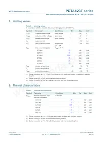 PDTA123TK Datasheet Page 5