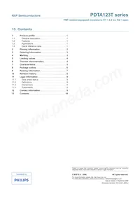 PDTA123TK Datasheet Page 11