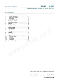 PDTA123YMB Datasheet Page 12