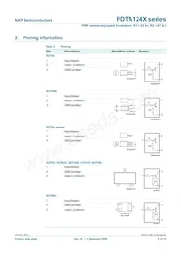 PDTA124XS Datasheet Pagina 3