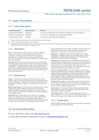 PDTA124XS Datasheet Pagina 12