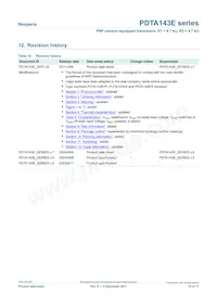 PDTA143EE Datasheet Page 14