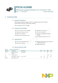 PDTA143XMB Datasheet Page 2