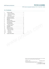 PDTA143XMB Datasheet Page 12