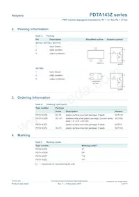 PDTA143ZE Datasheet Page 2