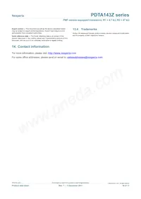 PDTA143ZE Datasheet Page 16