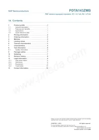 PDTA143ZMB Datasheet Page 12