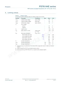 PDTA144EE Datasheet Page 3