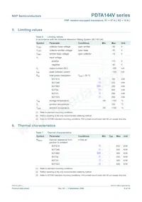 PDTA144VS Datasheet Pagina 5