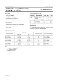 PDTA144WS Datasheet Pagina 3