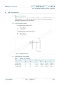 PDTB143XQAZ Datasheet Page 16