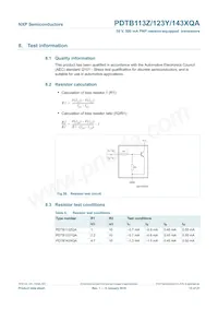 PDTB143XQAZ Datasheet Pagina 16