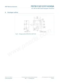 PDTB143XQAZ Datasheet Pagina 17