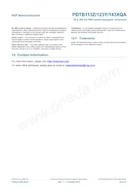 PDTB143XQAZ Datasheet Pagina 21