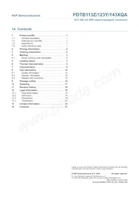 PDTB143XQAZ Datasheet Page 22