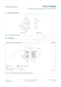 PDTC114EMB Datasheet Page 8