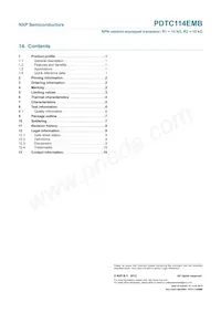 PDTC114EMB Datasheet Page 12