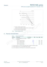 PDTC114ET/DG/B2 Datasheet Page 4