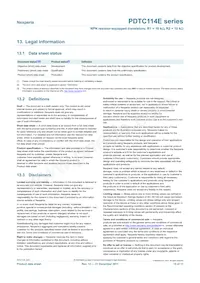 PDTC114ET/DG/B2 Datasheet Page 15