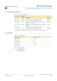 PDTC115TS Datasheet Page 4