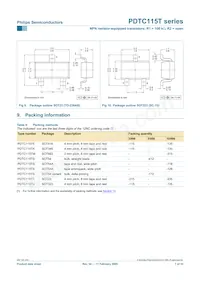 PDTC115TS Datasheet Page 8