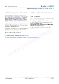 PDTC123JMB Datasheet Pagina 11