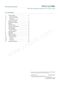 PDTC123TMB Datasheet Page 12