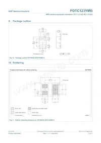 PDTC123YMB Datasheet Pagina 8