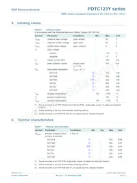 PDTC123YS Datasheet Page 5