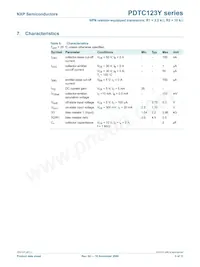 PDTC123YS Datasheet Page 6
