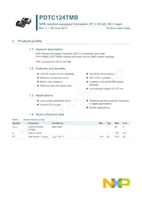 PDTC124TMB Datasheet Page 2