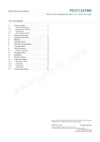 PDTC124TMB Datasheet Page 12