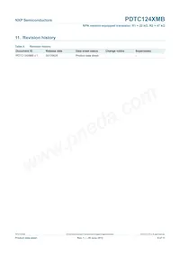 PDTC124XMB Datasheet Pagina 9