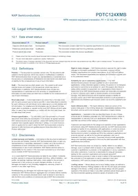 PDTC124XMB Datasheet Page 10