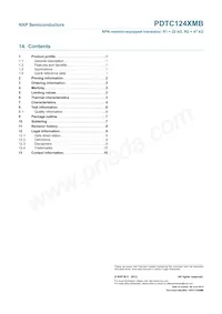 PDTC124XMB Datasheet Pagina 12