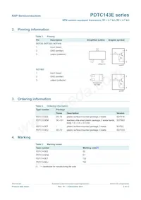 PDTC143EE Datasheet Page 3