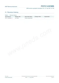 PDTC143EMB Datasheet Page 9