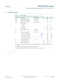 PDTC143ZE Datasheet Page 3