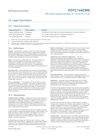 PDTC144EMB Datasheet Page 10