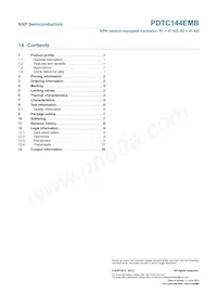 PDTC144EMB Datasheet Page 12